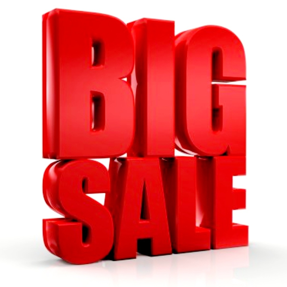 Huge Sale Today! Discounted Shipping! Find Selected Items. Reasonable Offers